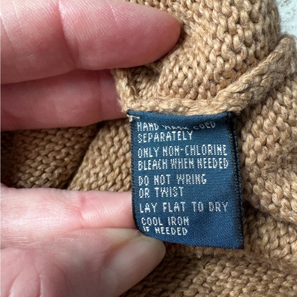 vintage Ralph Lauren POLO 1/4 zip sweater sz S EUC 100% cotton preppy Old Money - Picture 9 of 15